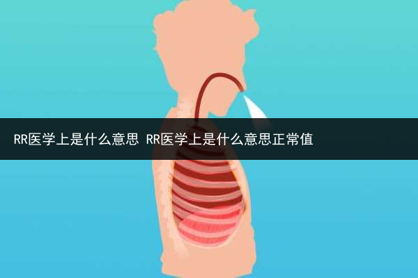 RR醫學上是什么意思 RR醫學上是什么意思正常值